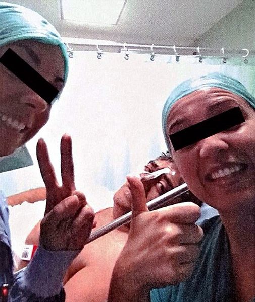意大利醫生術后與病人自拍引發醫療糾紛