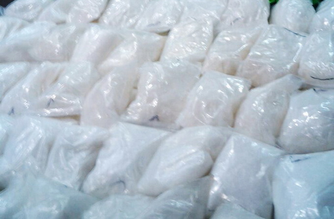 澳查獲540公斤冰毒 毒品被藏在396個裝蛋白質添加劑的塑料罐中