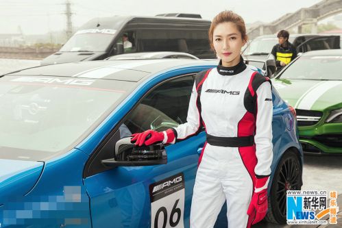江疏影變身賽車手與林志穎挑戰競速極限