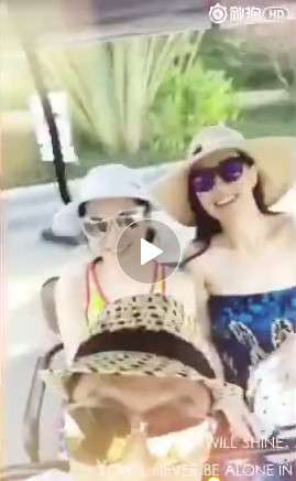 美妻嫩女伴游！甄子丹開心直呼：就是幸福