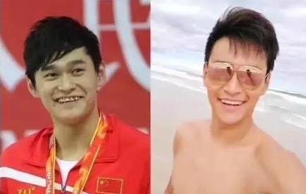 孫楊整完牙被贊帥得有青年精英感 之前像巨嬰