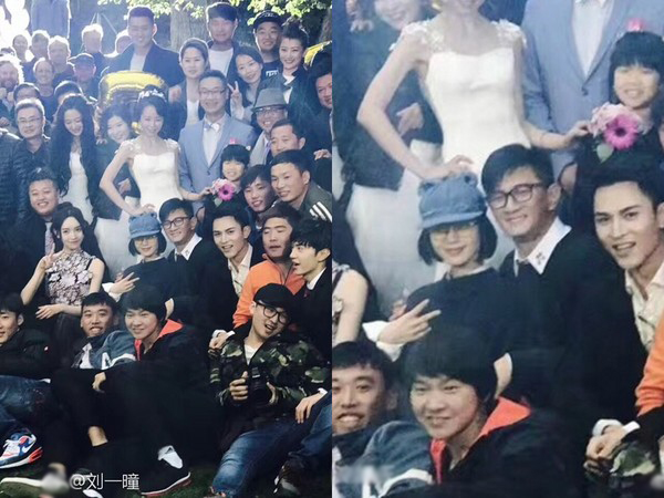 劉詩詩吳奇隆參加友人婚禮 恩愛相擁超甜蜜