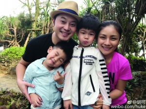 胡可自曝把安吉變成男子漢方法:在他面前做小女生