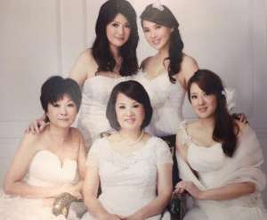 伊能靜曬舊照 一門女將美如畫